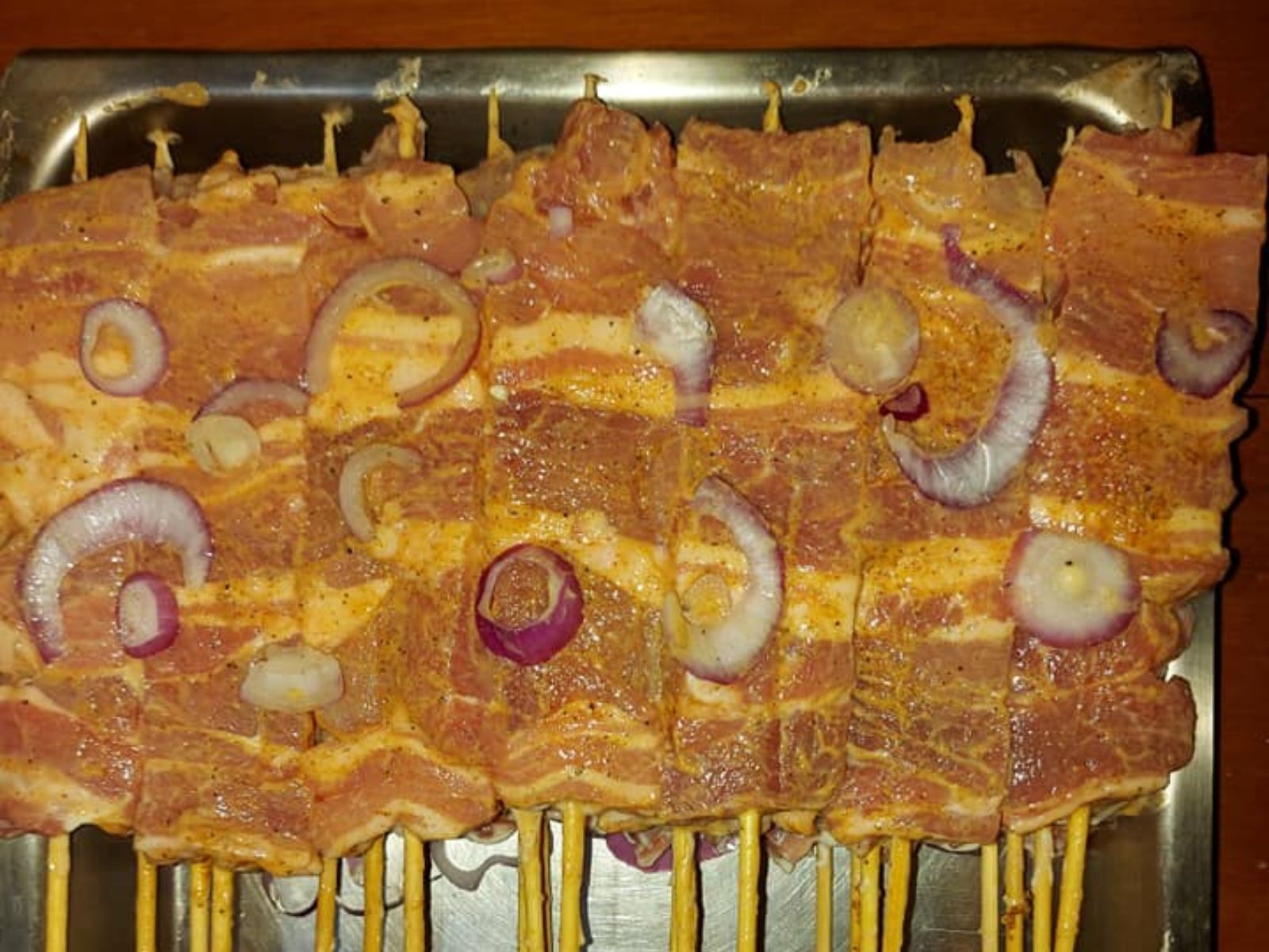 Μαρινάδα για χοιρινά σουβλάκια με μαγιονέζα