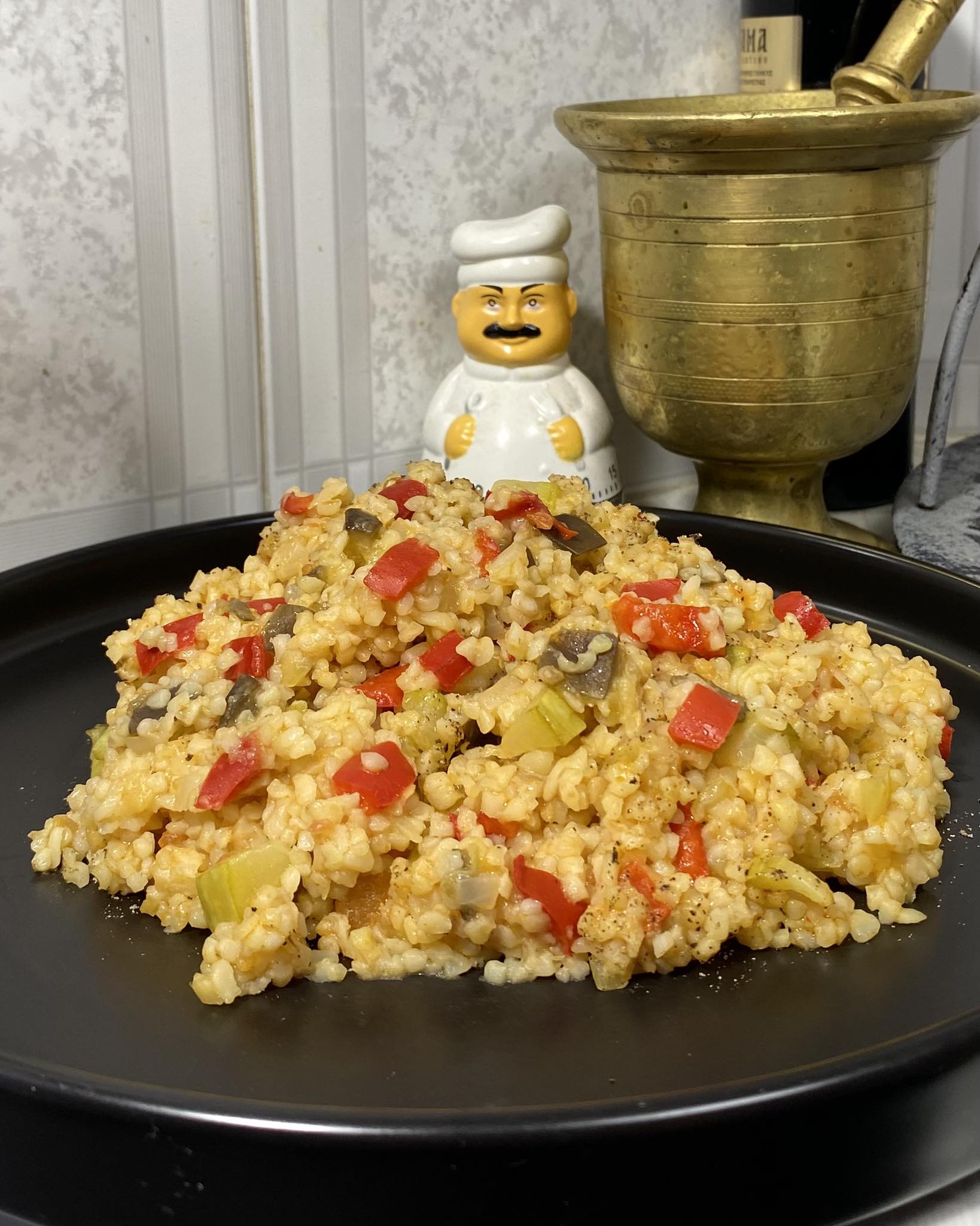 Vegan πλιγούρι με λαχανικά