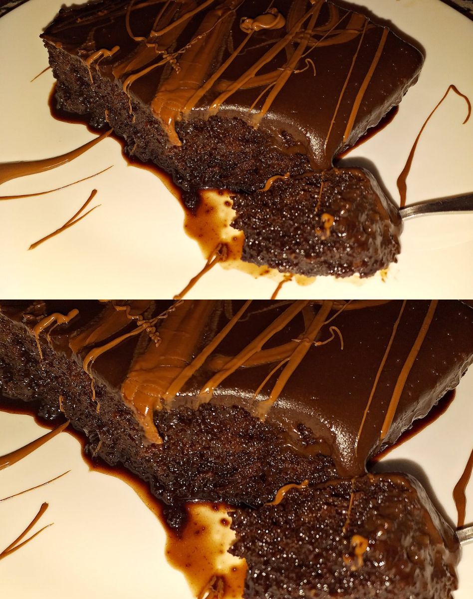 Ακαταμάχητη σιροπιαστή σοκολατόπιτα