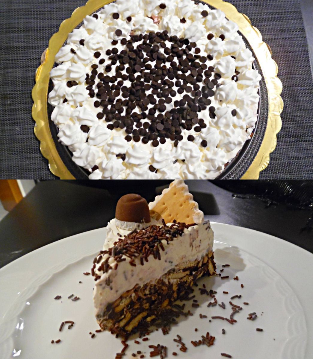 Εύκολη τούρτα με γεμιστά μπισκότα