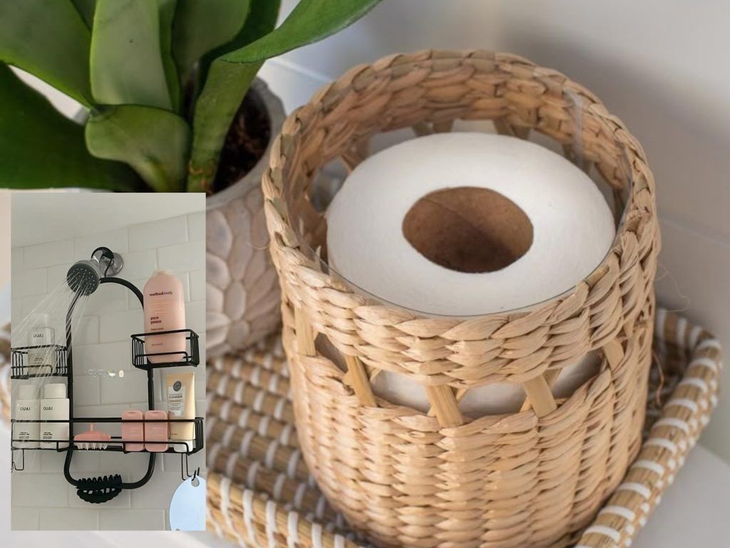 Οργάνωσε τα σαμπουάν και το χαρτί υγείας στο μπάνιο χωρίς να τρυπήσεις το πλακάκι με οικονομικούς τρόπους