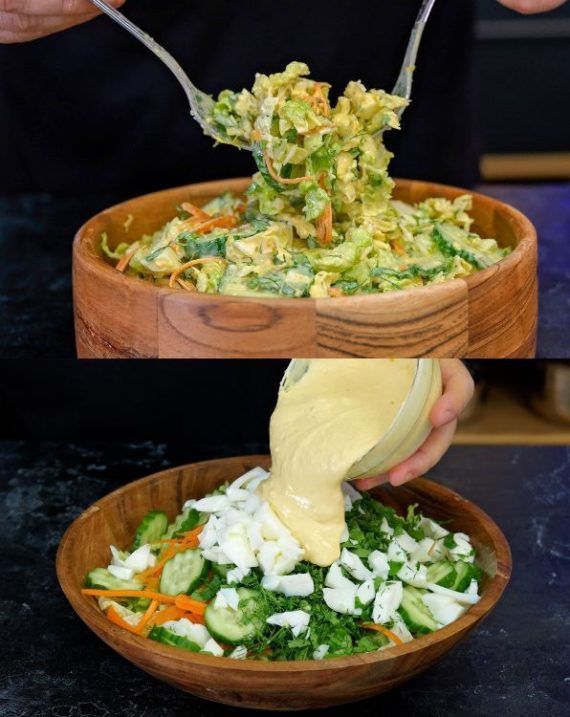 σαλάτα-με-μαρούλι-και-σώς-