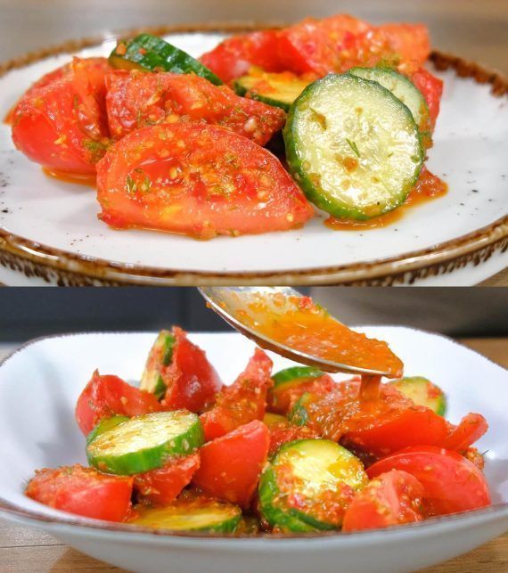 αγγουροντομάτα-με-σάλτσα-