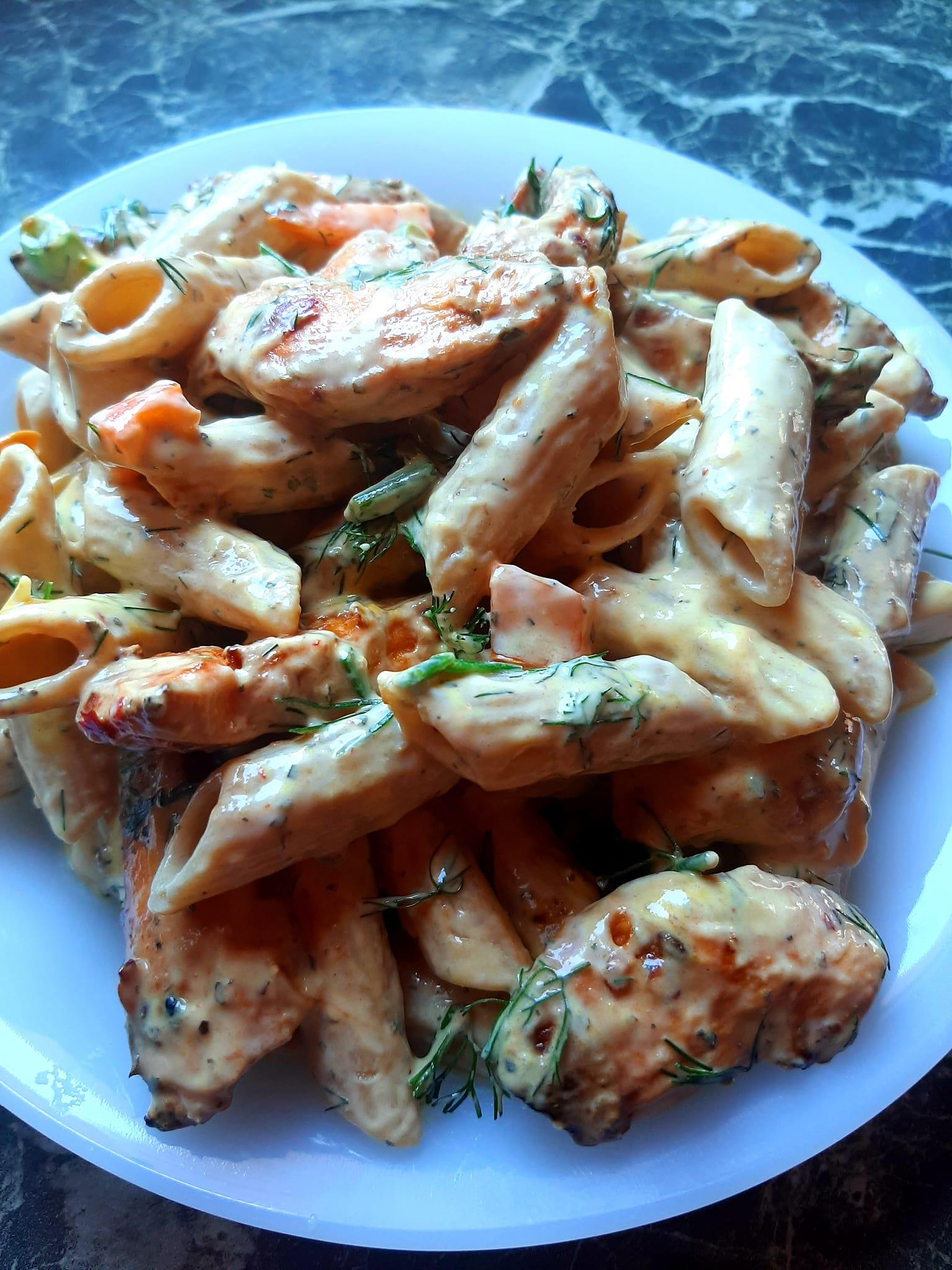 πένες-με-γιαούρτι-