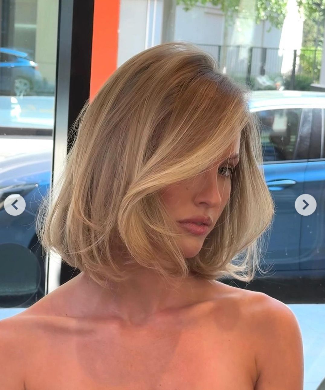 old money blonde-σε-καρέ-ίσια μαλλιά-ιδέες-