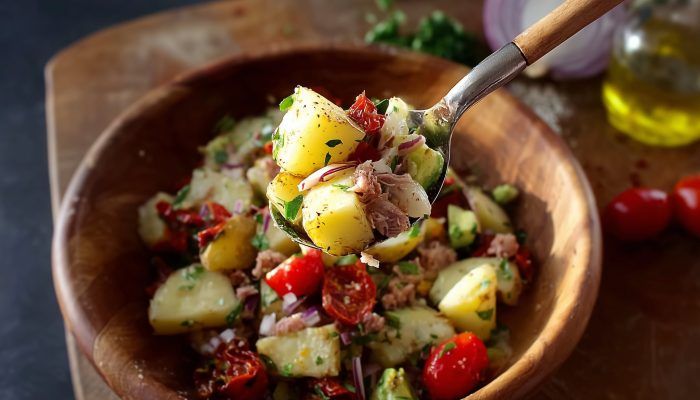 πατατοσαλάτα-με-ντοματίνια-και-τόνο-συνταγή-