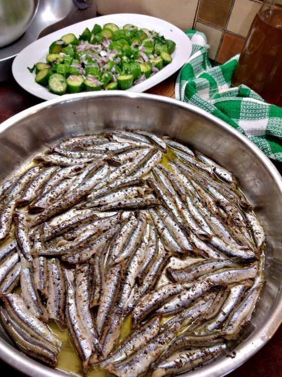 Γαύρος λαδορίγανη στο φούρνο