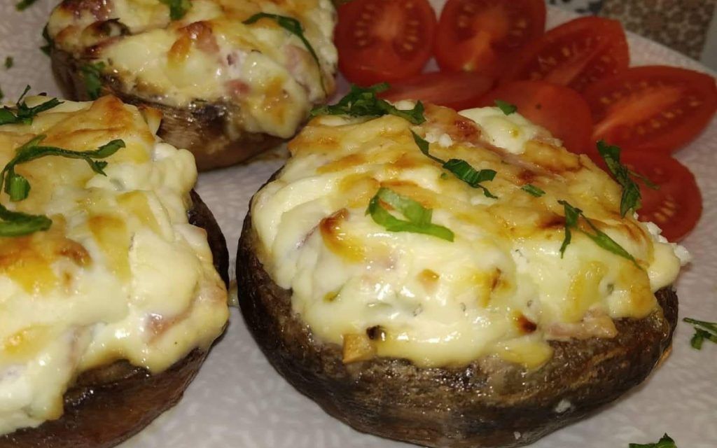 γεμιστά-μανιτάρια-με-τυριά που-λιώνουν-συνταγή-