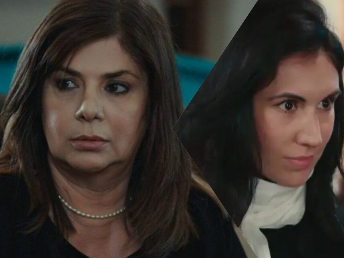 Η Γη της Ελιάς : Μαλλιοτραβιούνται Ασπασία και Αμαλία στη μέση του δρόμου