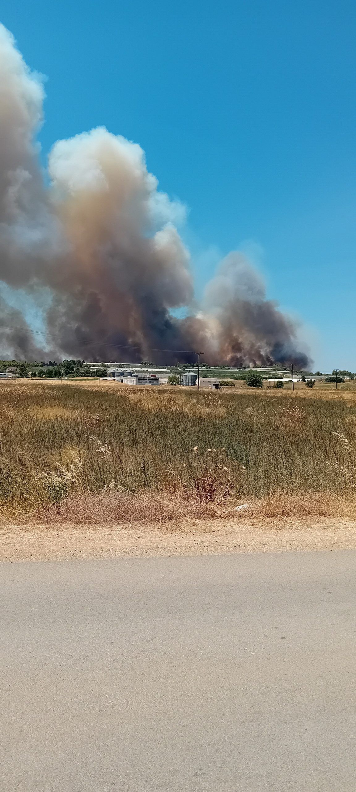 Μεγάλη φωτιά στην Εύβοια Τώρα- Ήχησε το 112