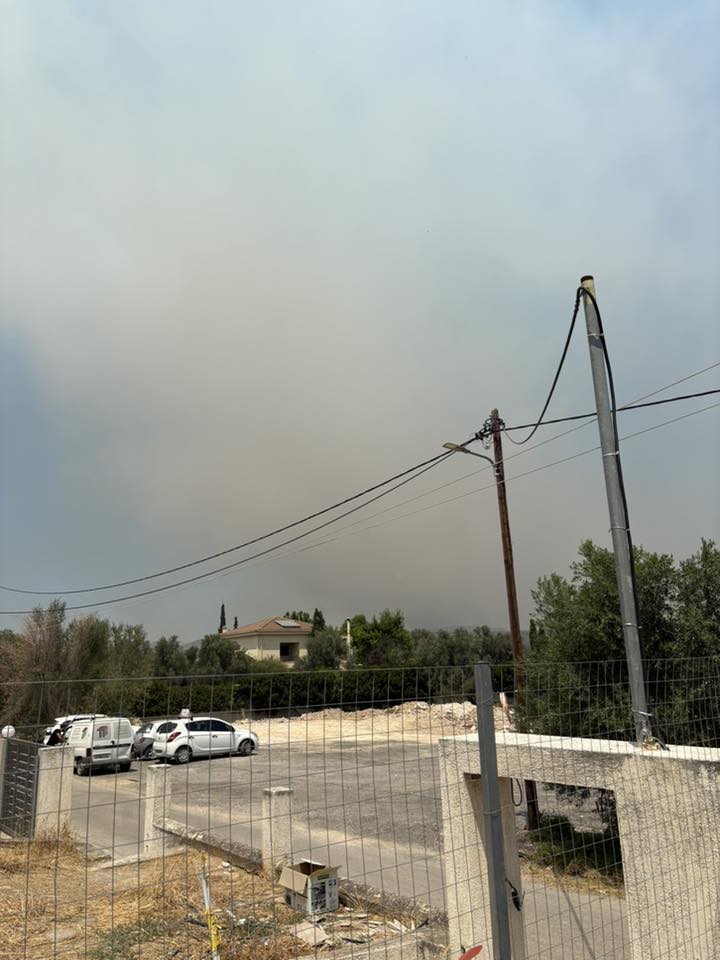 Μεγάλη φωτιά στην Εύβοια Τώρα- Ήχησε το 112 για εκκένωση