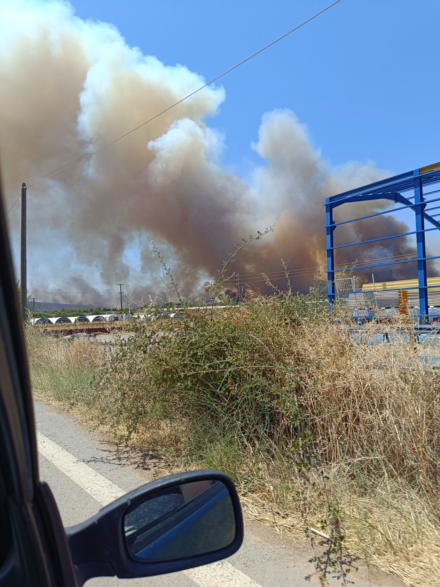 Μεγάλη φωτιά στην Εύβοια Τώρα- Ήχησε το 112 για εκκένωση