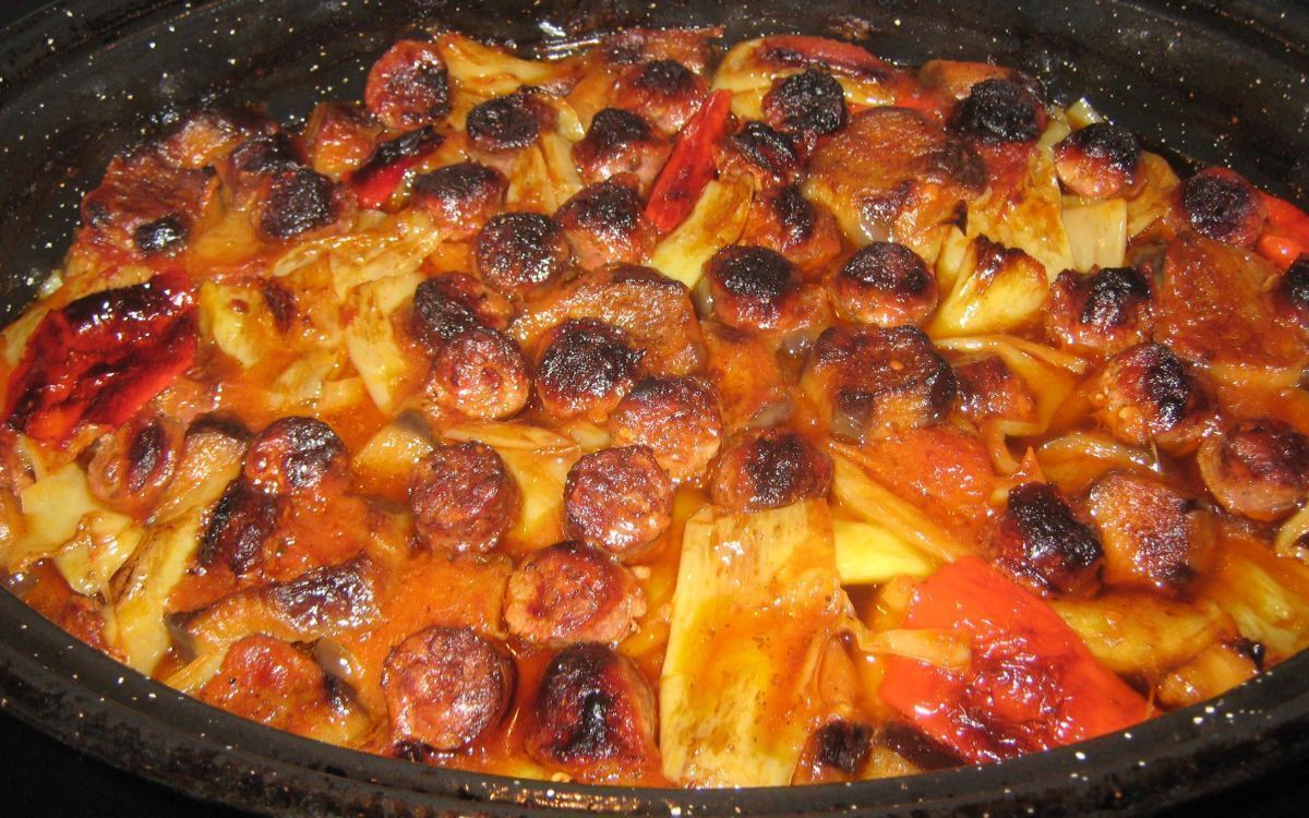 Σπετσοφάι στη γάστρα