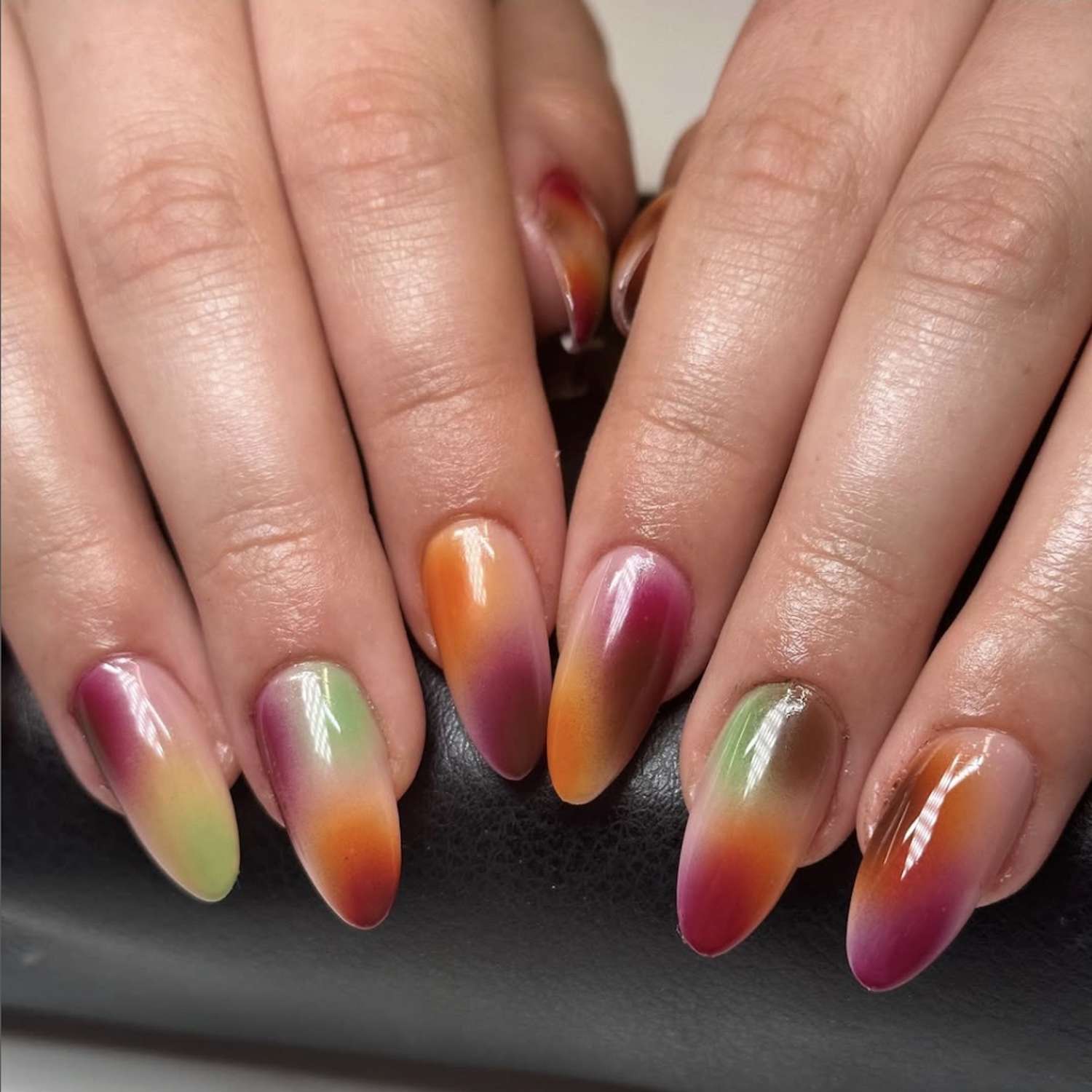 σκουρόχρωμα-sorbet nails- σκουρόχρωμα-sorbet nails-