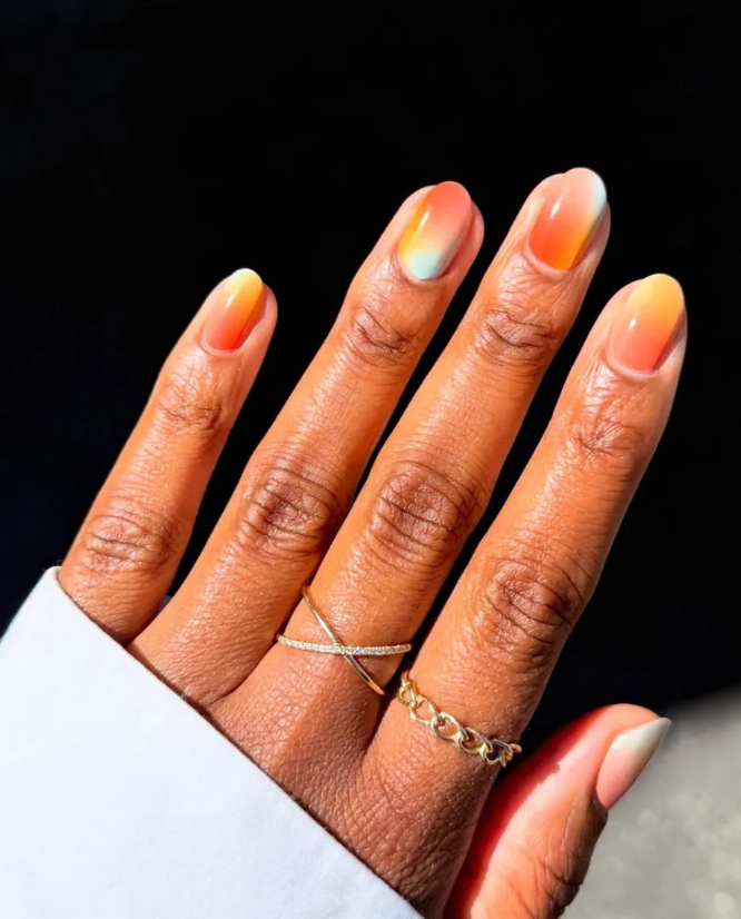 πορτοκαλί-και-θαλασσί-νύχια-ιδέες- πορτοκαλί-και-θαλασσί-νύχια-ιδέες-