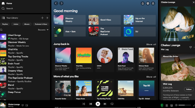 Spotify-περιβάλλον- Spotify-περιβάλλον-