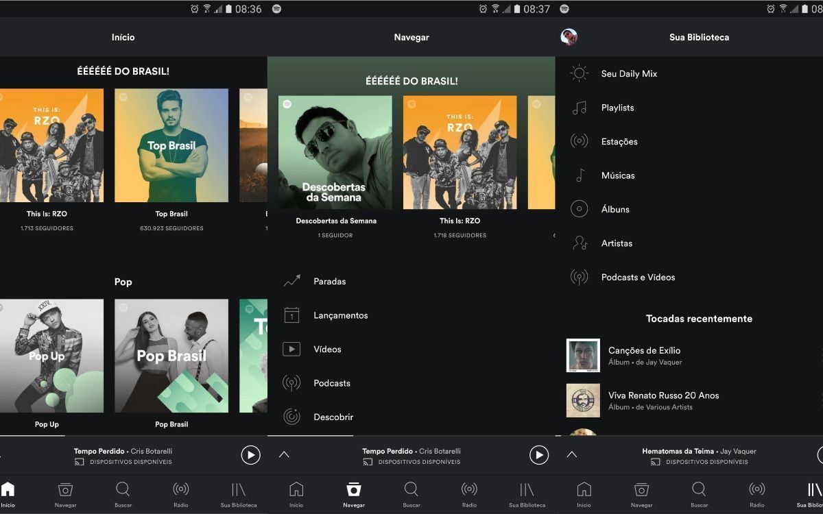 Spotify-περιβάλλον-