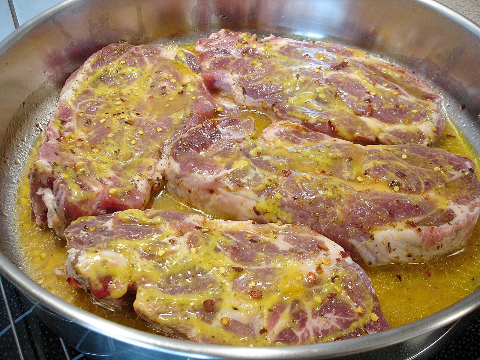 χοιρινές-μπριζόλες-με-μουστάρδα- χοιρινές-μπριζόλες-με-μουστάρδα-