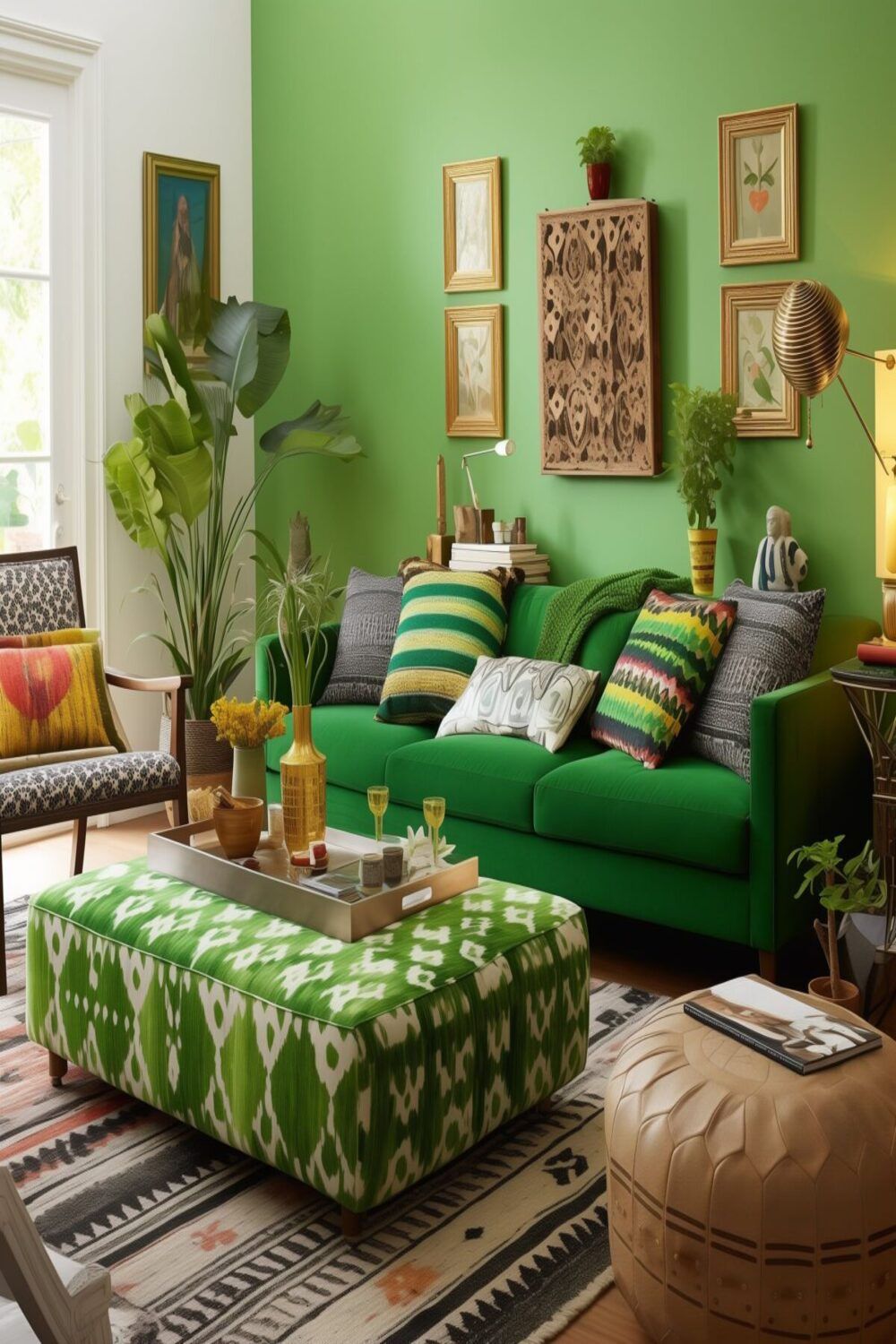 πράσινος-τοίχος-στο-σαλόνι-πράσινος-καναπές- πράσινος-τοίχος-στο-σαλόνι-πράσινος-καναπές-