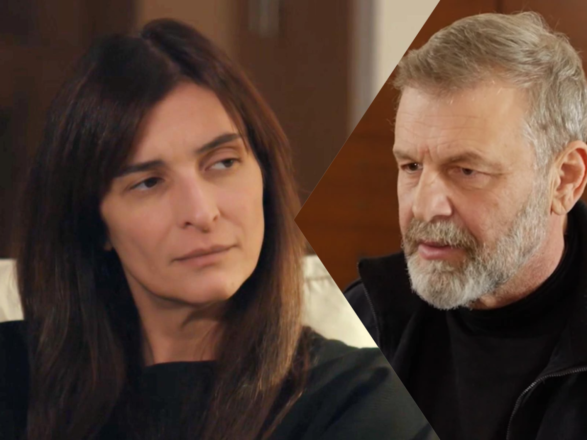 Η Γη της Ελιάς: Η Ιουλία τρώει πανηγυρική χυλόπιτα από τον Τζον