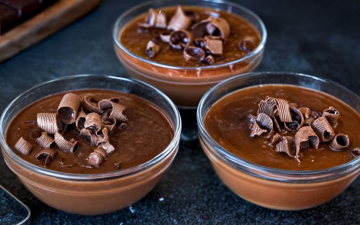 Κρέμα σοκολάτα με 3 υλικά χωρίς ζάχαρη