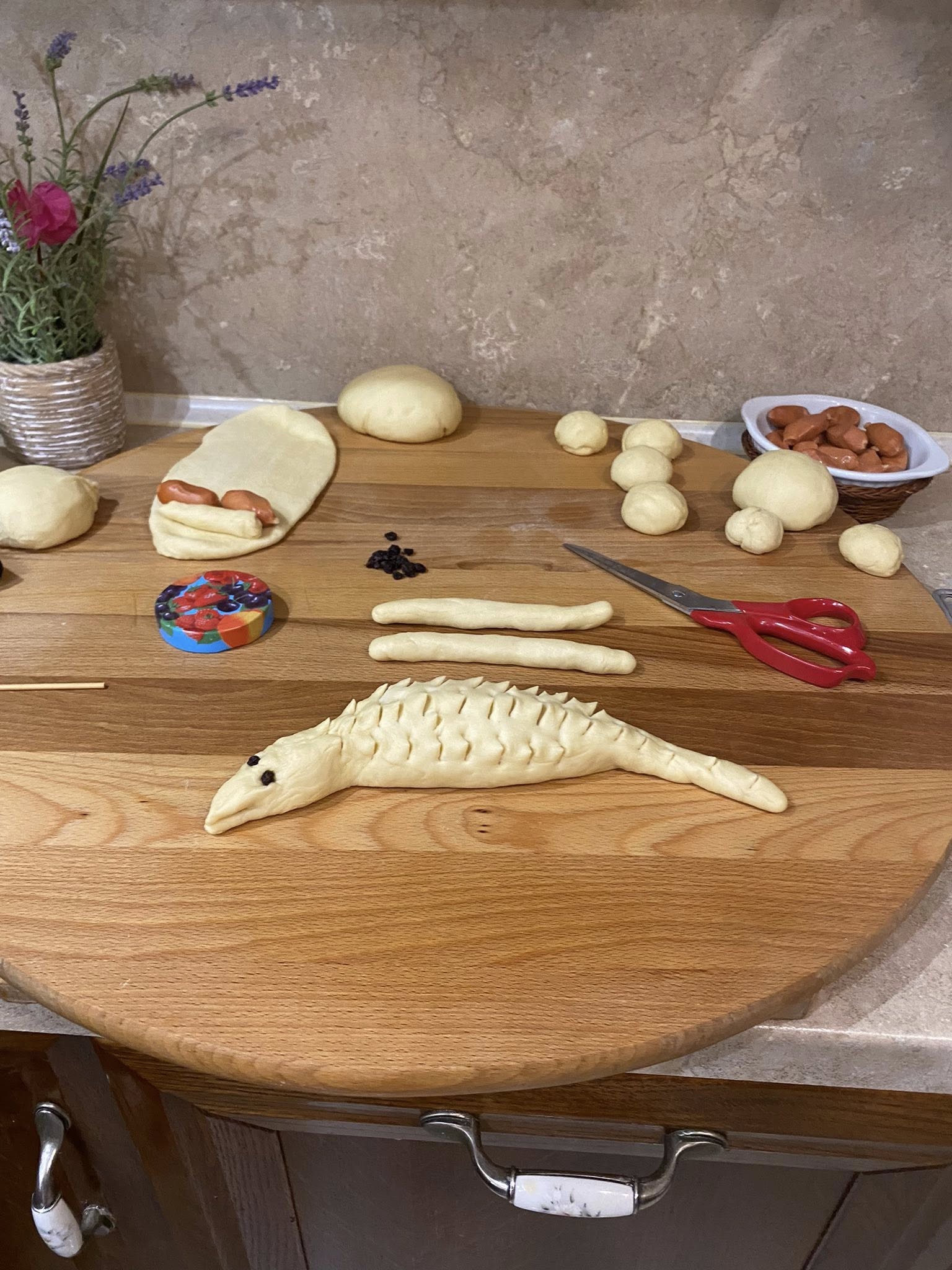 Λουκανικοπιτάκια - κροκοδειλάκια για παιδικό πάρτι