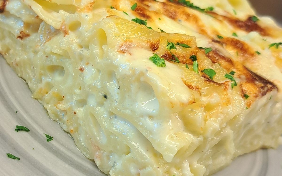 Μακαρονοσουφλέ με 4 τυριά για τον Δεκαπενταύγουστο