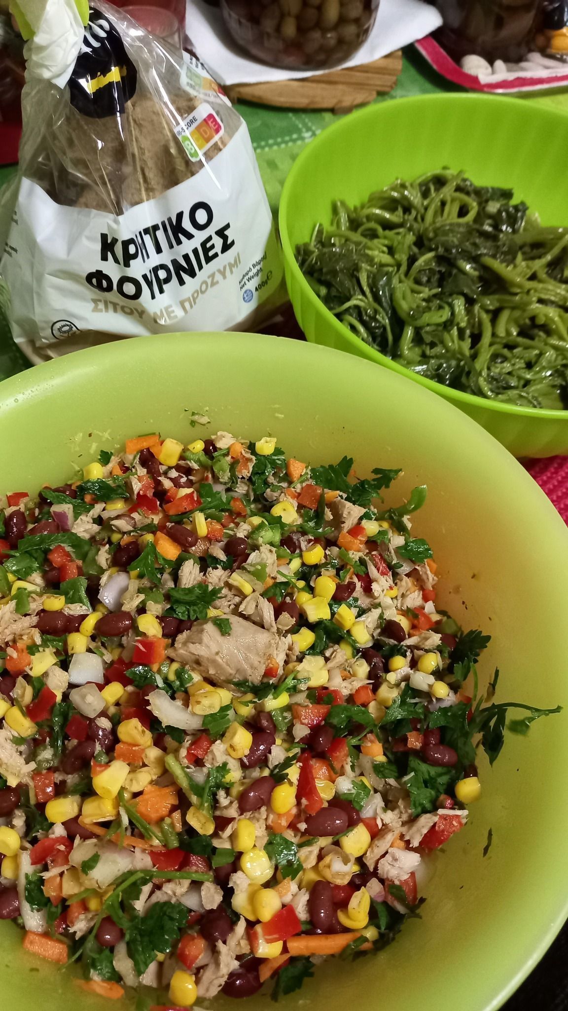 Πικάντικη-Μεξικάνικη τονοσαλάτα-