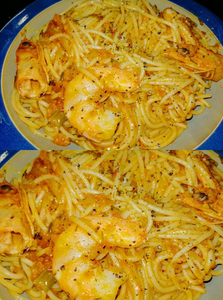 γαριδομακαρονάδα-