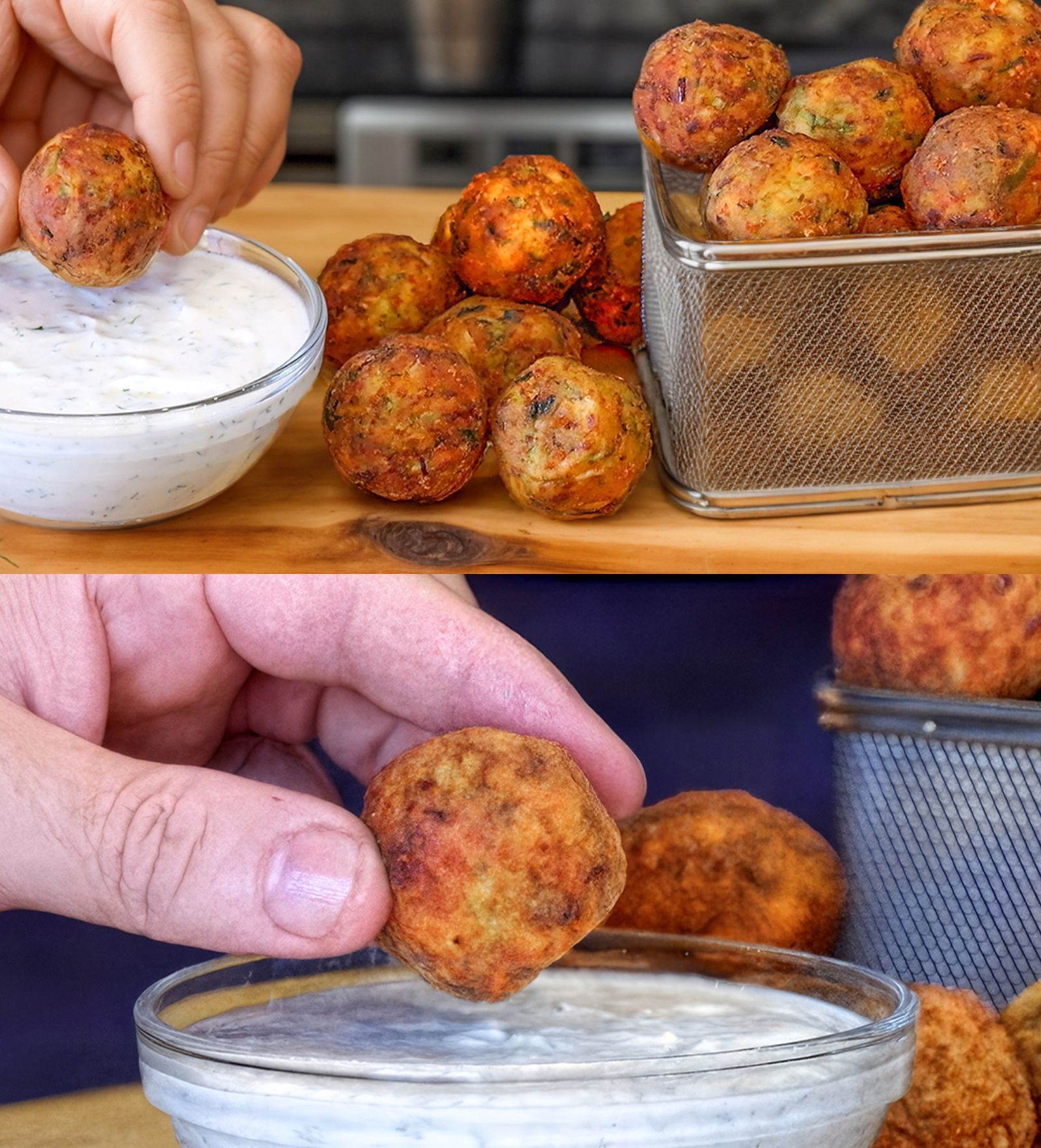 Τραγανές κολοκυθοκροκέτες για ορεκτικό