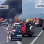 Τραγωδία στην Εγνατία Οδό: Απανθρακώθηκαν 3 άνθρωποι μετά από σύγκρουση φορτηγού με ΙΧ -Βίντεο που κόβουν την ανάσα