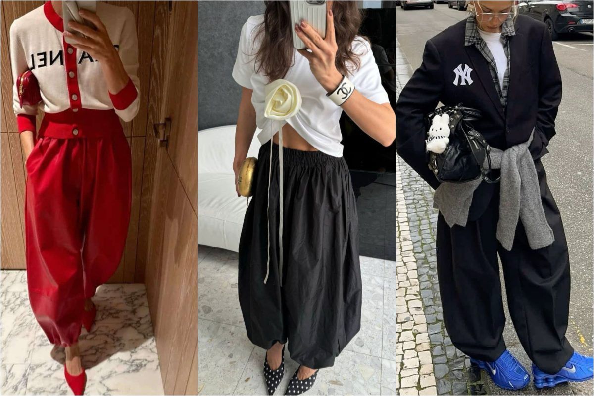 Balloon Pants: Τα παντελόνια που θα αντικαταστήσουν τα jeans το Χειμώνα του 2026