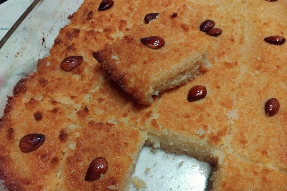 Basbousa-συνταγή-