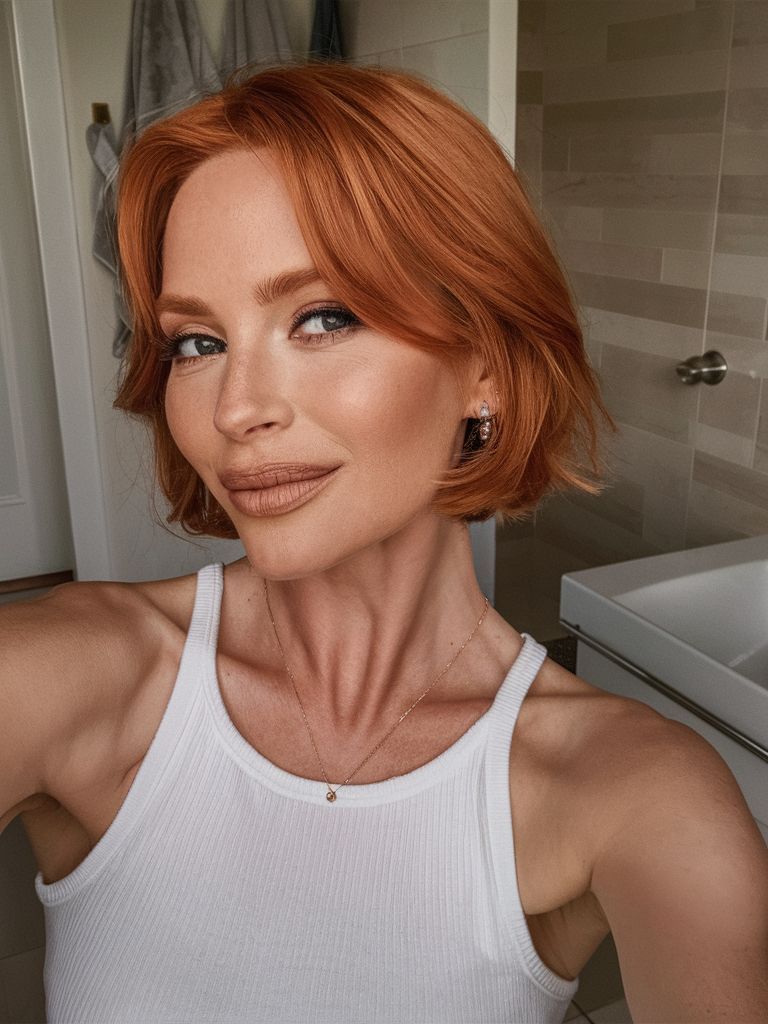 Ginger-spice-κοντό-καρέ-