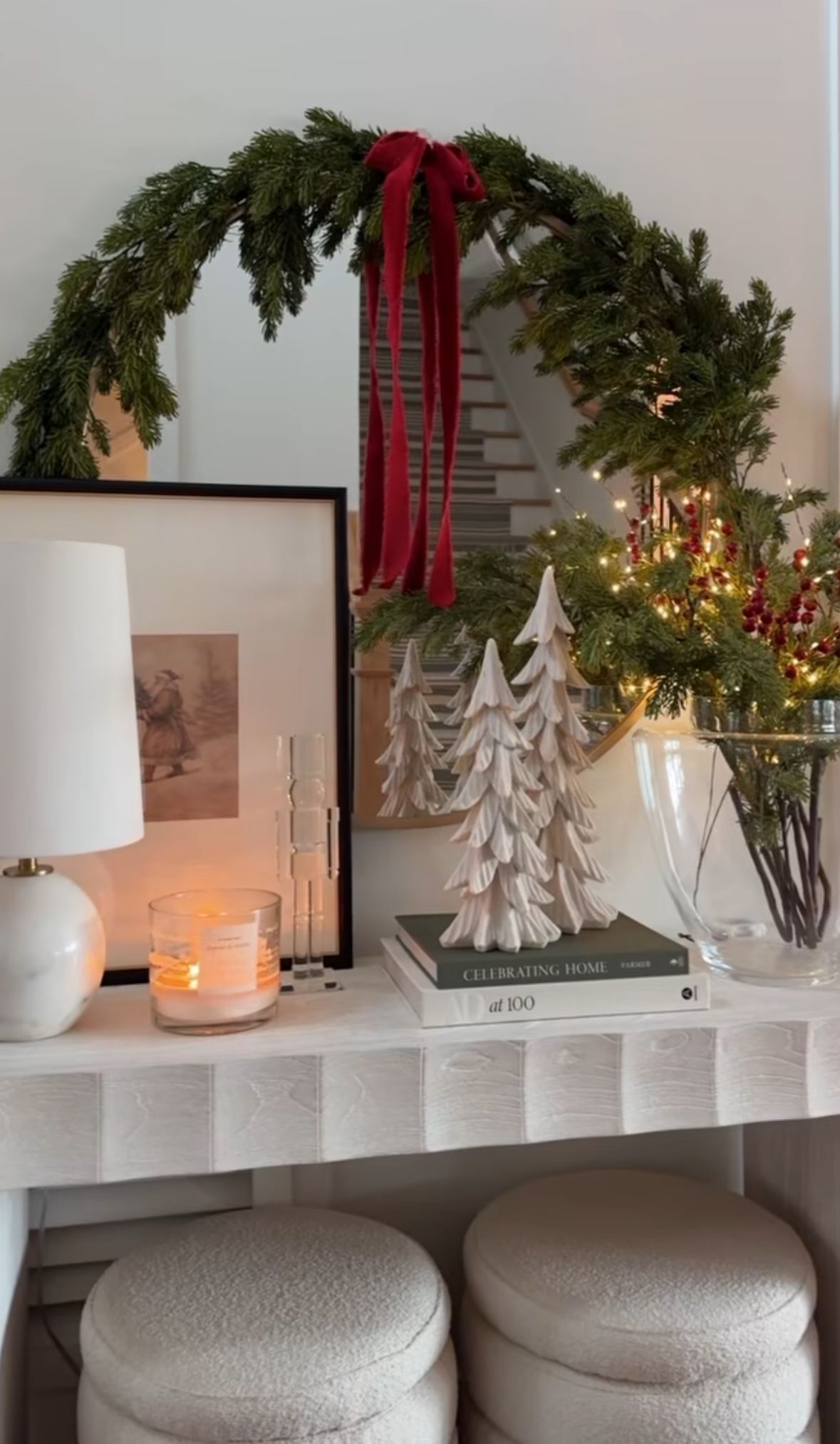 Luxury Χριστουγεννιάτικος στολισμός για σαλόνι και τραπεζαρία