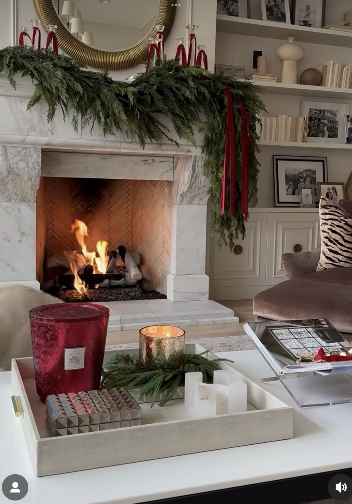 Luxury Χριστουγεννιάτικος στολισμός για σαλόνι και τραπεζαρία