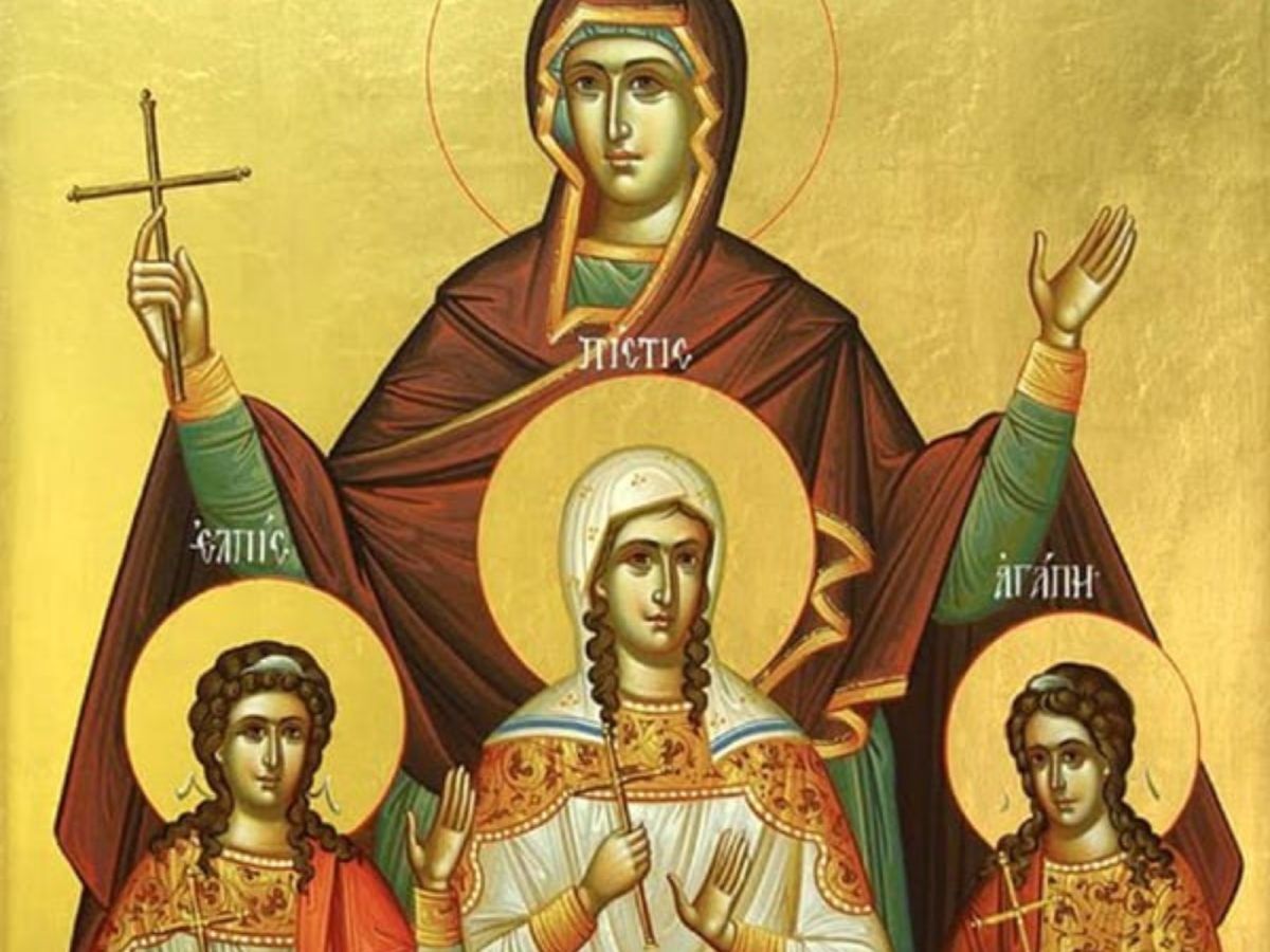 Αγία Σοφία: Η τραγική ιστορία της ενάρετης μητέρας και των 3 κοριτσιών της, Πίστης, Ελπίδας, Αγάπης