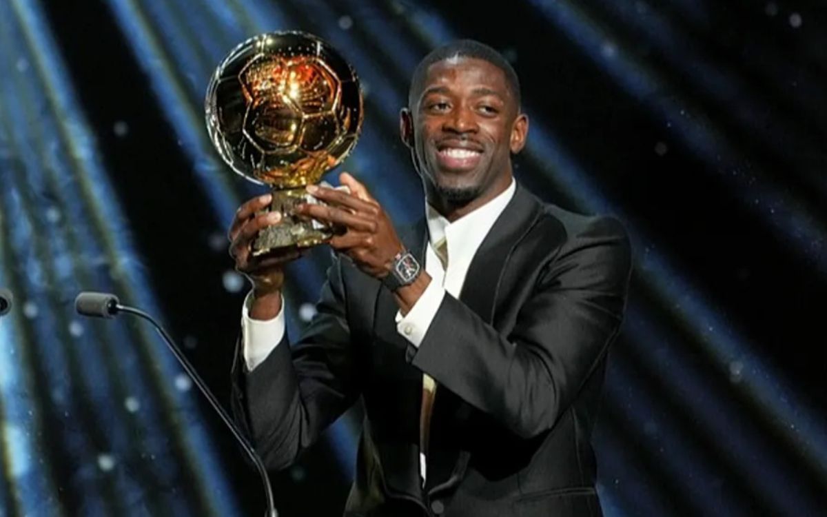 Χρυσή Μπάλα: O Ουσμάν Ντεμπελέ βγήκε κορυφαίος ποδοσφαιριστής της χρονιάς