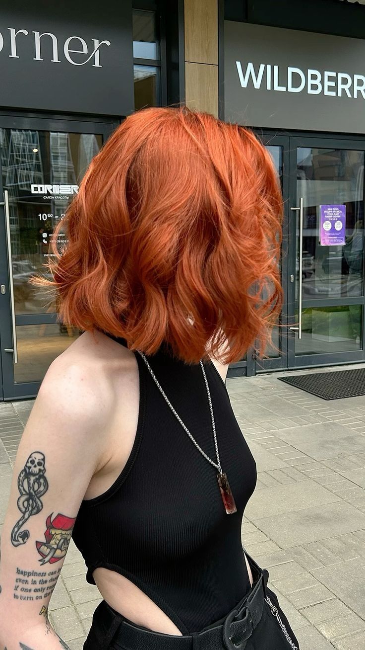 Ginger Spice-μαλλιά-