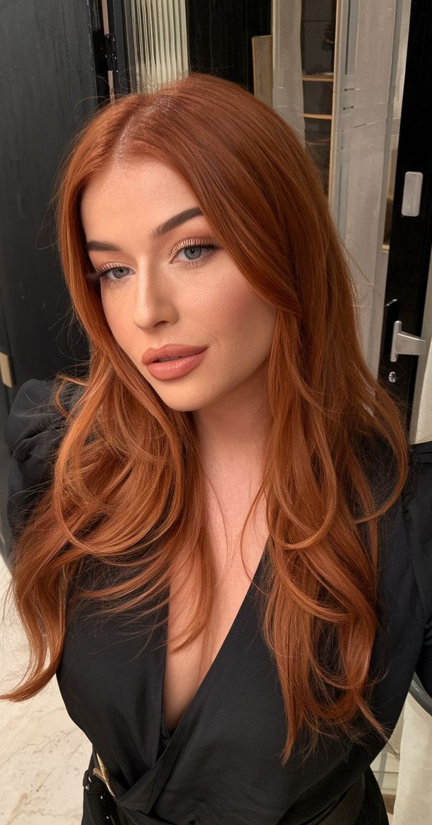 Ginger Spice-μαλλιά-