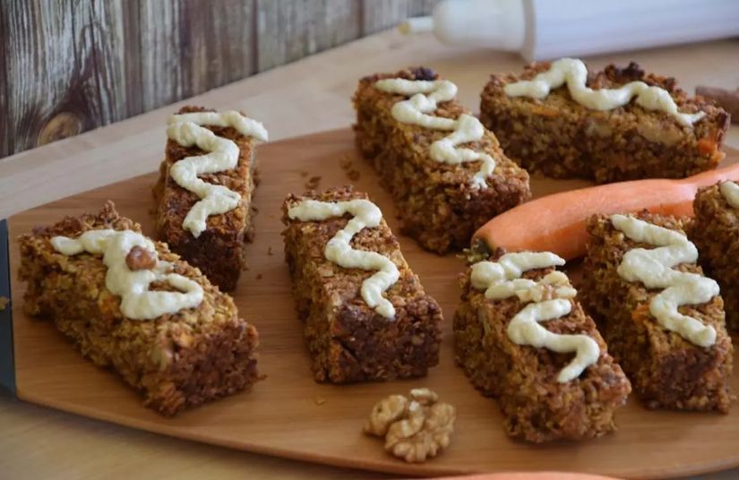 Οι θρεπτικές μπάρες καρότου χωρίς ζάχαρη της Miss Healthy Living