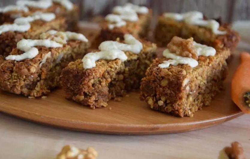 Οι θρεπτικές μπάρες καρότου χωρίς ζάχαρη της Miss Healthy Living