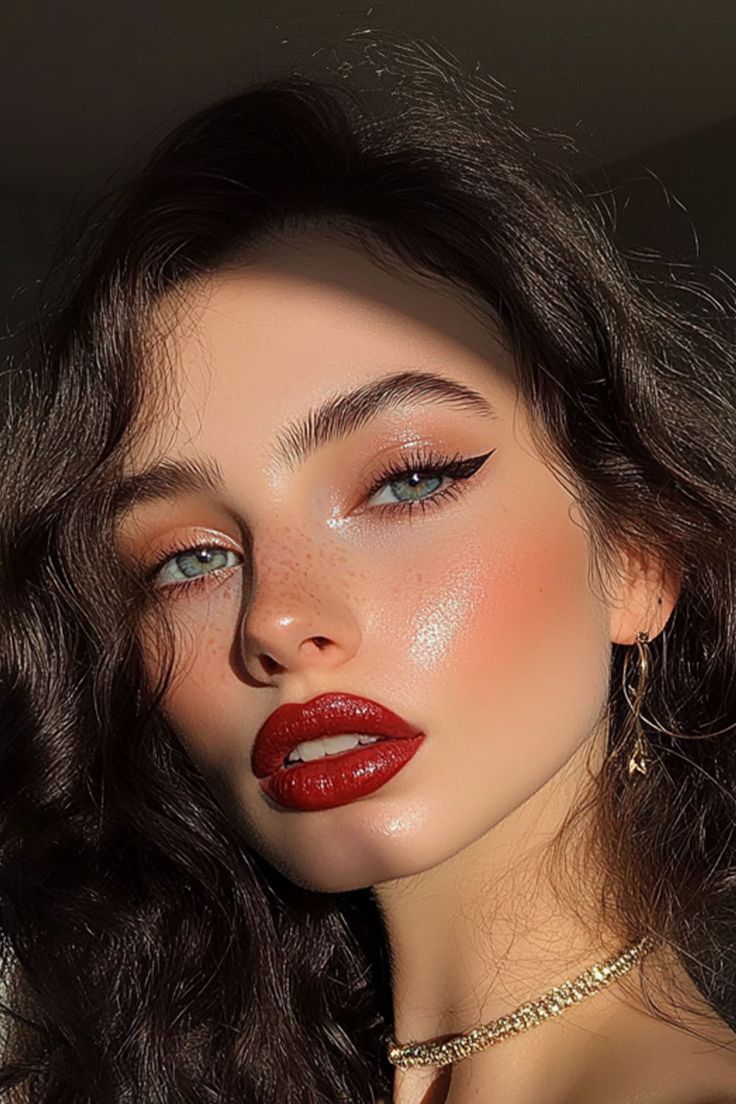 κόκκινο-κραγιόν-με-lip gloss- κόκκινο-κραγιόν-με-lip gloss-