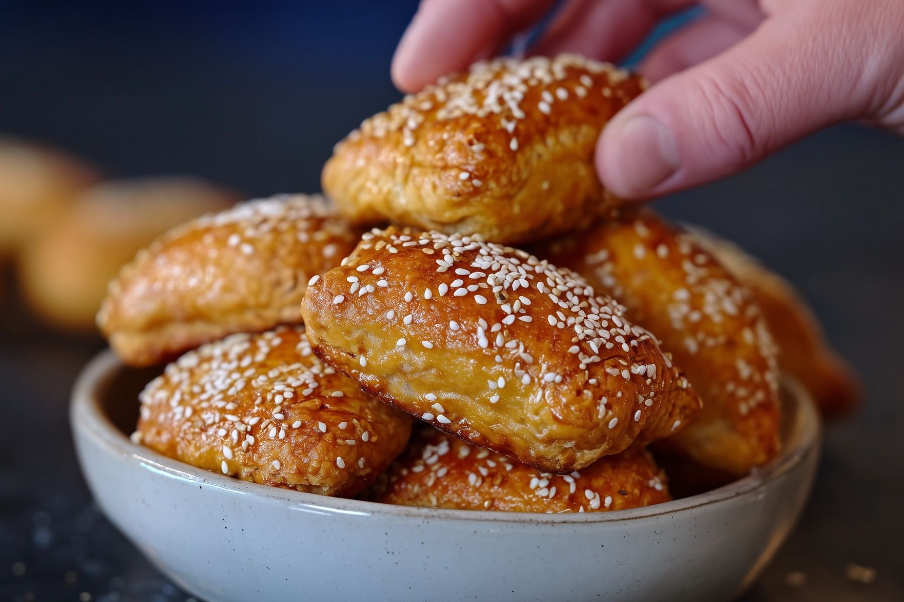 Τα αφράτα ζαμπονοτυροπιτάκια του Παναγιώτη Παπαδάκη