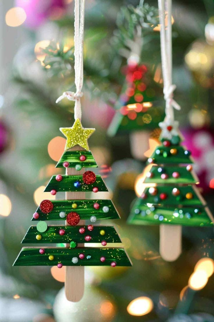 χριστουγεννιάτικα-δεντράκια-από-γλωσσοπίεστρα- χριστουγεννιάτικα-δεντράκια-από-γλωσσοπίεστρα-