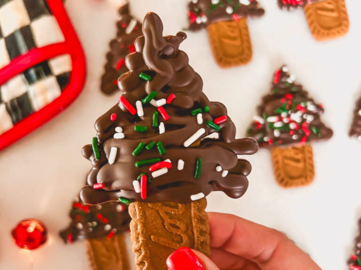 Biscoff Christmas cookie