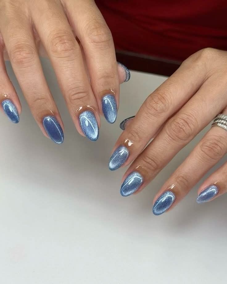 Icy blue manicure-σε-velvet nails- Icy blue manicure-σε-velvet nails-