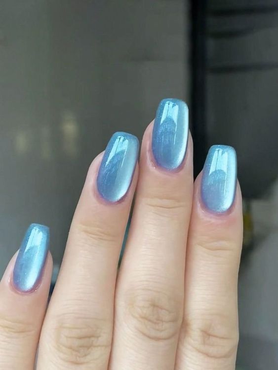 icy blue-τετράγωνα νύχια- icy blue-τετράγωνα νύχια-