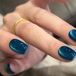 Jewel tones-θαλασσί-νύχια-