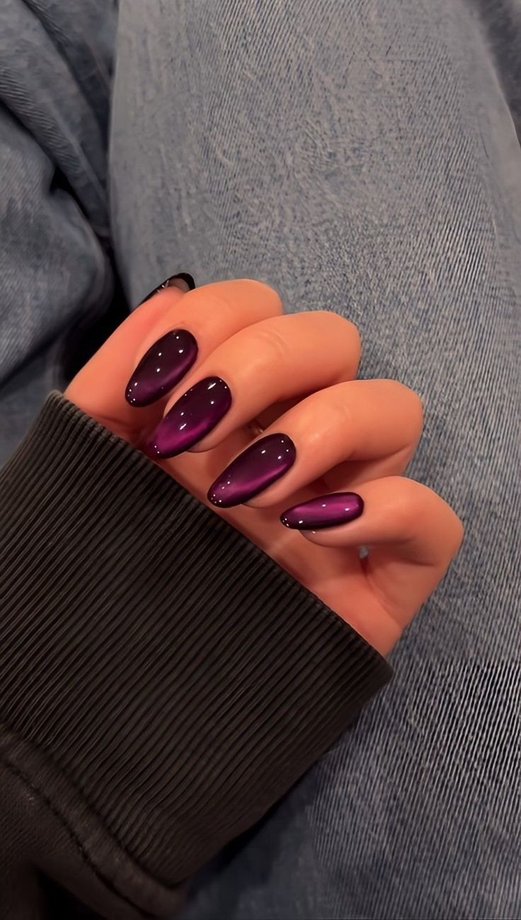 Jewel tones-μοβ-νύχια-ιδέες-